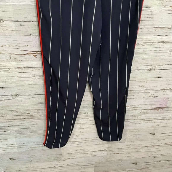 Ettitwe Anthropologie blue striped pants red xs - Picture 12 of 15